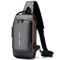 Anti-Theft Crossbody Sling Bag with USB Charging Port