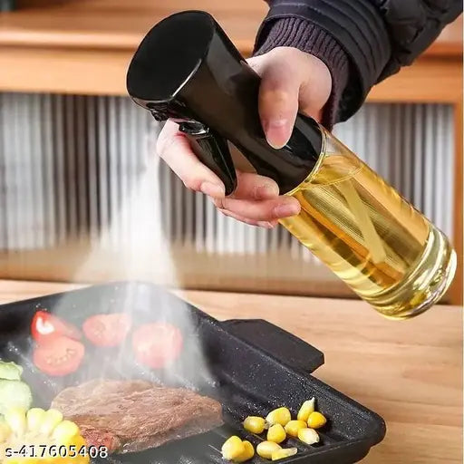 Glass Oil Sprayer Bottle for Cooking – Refillable Spray Dispenser for Salad, BBQ, Baking & Air Fryer