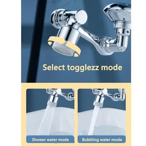 2-Mode Splash Filter Kitchen Tap – Extended Faucet Attachment