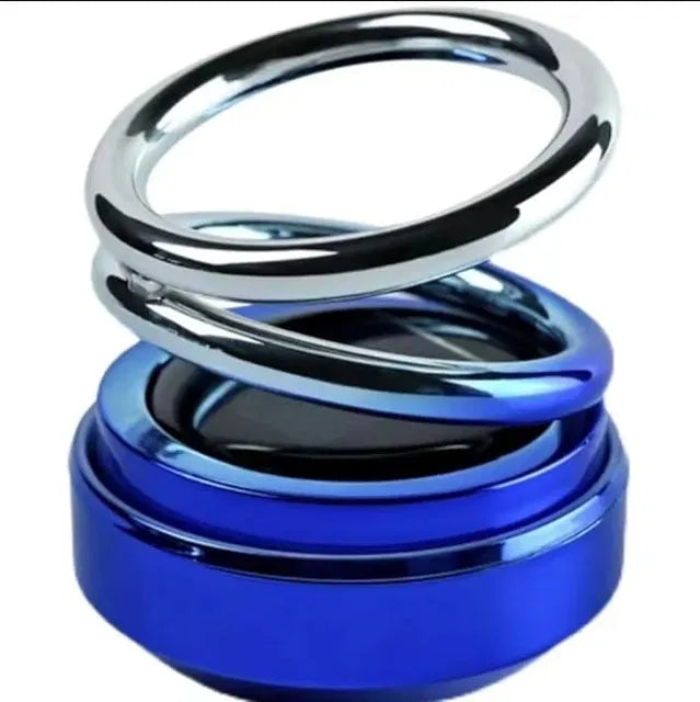 Metallic Double Spring Solar Rotating Dashboard Perfume