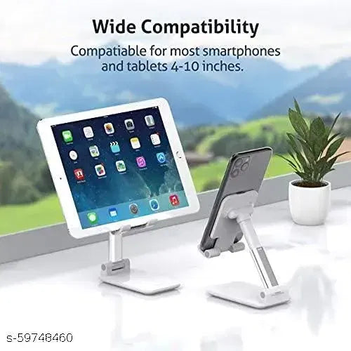 Adjustable Mobile Phone Stand – Height & Angle Adjustable Table Holder