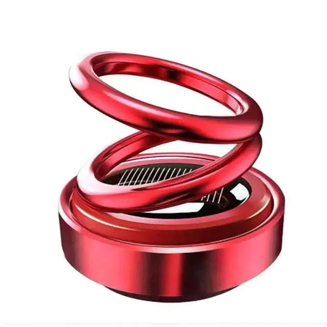 Metallic Double Spring Solar Rotating Dashboard Perfume